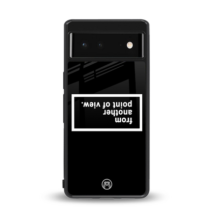 point of view black edition back phone cover | glass case for Google Pixel 6A