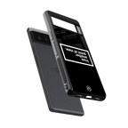 point of view black edition back phone cover | glass case for google pixel 6
