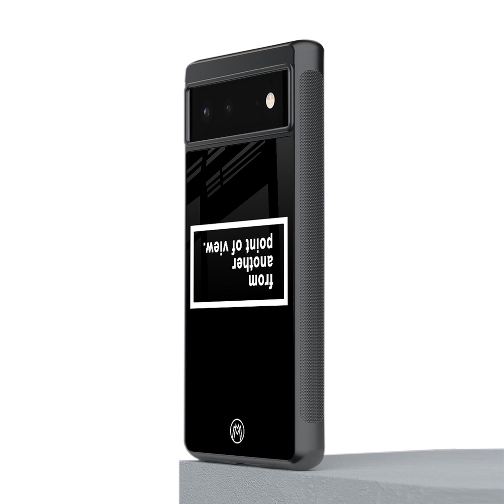 point of view black edition back phone cover | glass case for google pixel 6