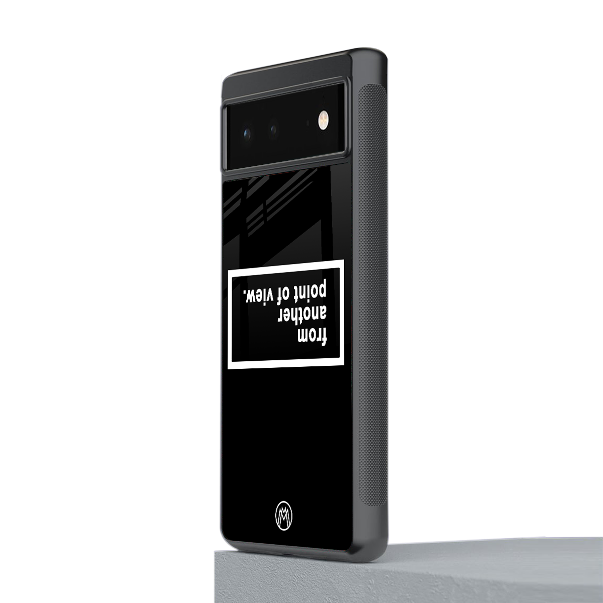 point of view black edition back phone cover | glass case for Google Pixel 6A