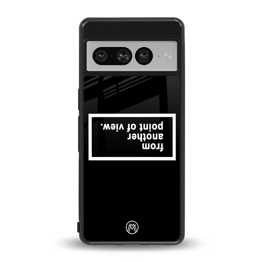point of view black edition back phone cover | glass case for google pixel 7 pro
