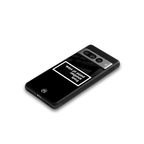 point of view black edition back phone cover | glass case for google pixel 7 pro