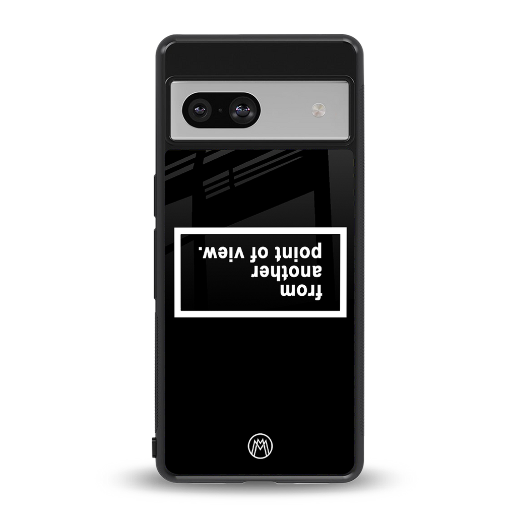 point of view black edition back phone cover | glass case for Google Pixel 7