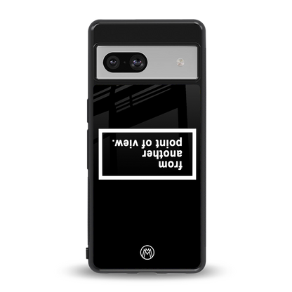 point of view black edition back phone cover | glass case for Google Pixel 7