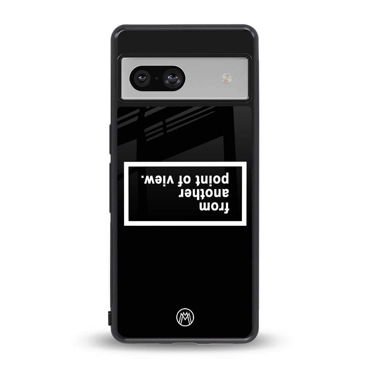 point of view black edition back phone cover | glass case for Google Pixel 7A