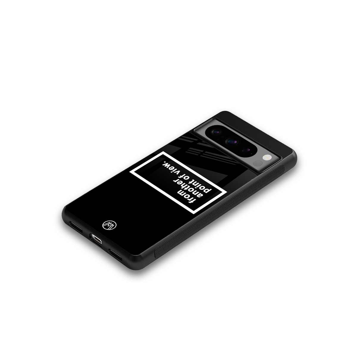 point of view black edition back phone cover | glass case for google pixel 8 pro