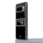 point of view black edition back phone cover | glass case for google pixel 8 pro