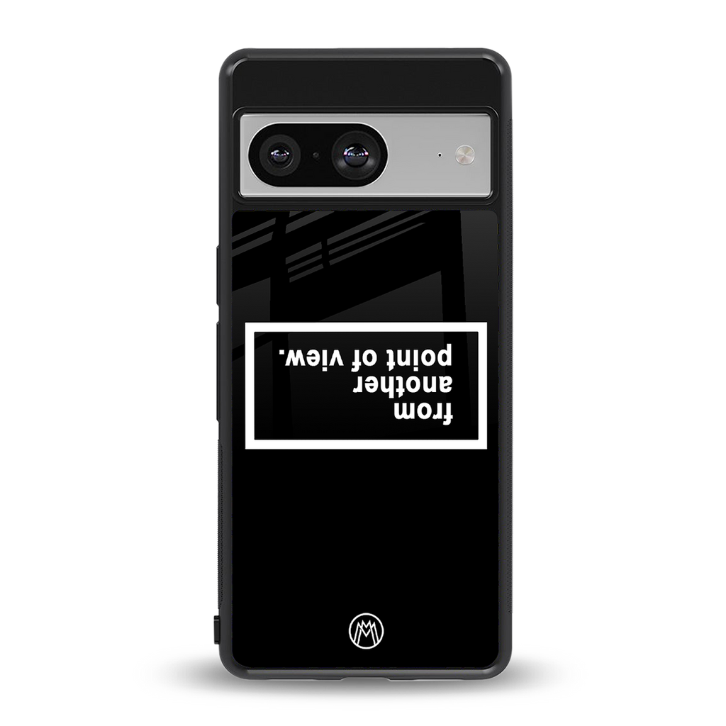 point of view black edition back phone cover | glass case for Google Pixel 8