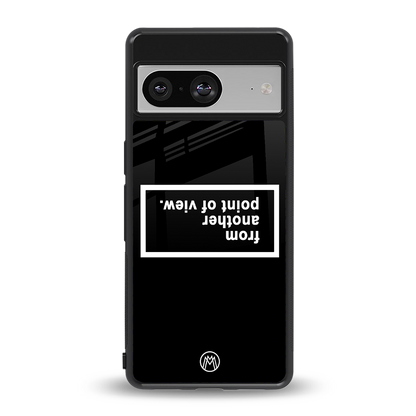 point of view black edition back phone cover | glass case for Google Pixel 8