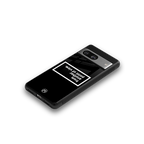 point of view black edition back phone cover | glass case for Google Pixel 8