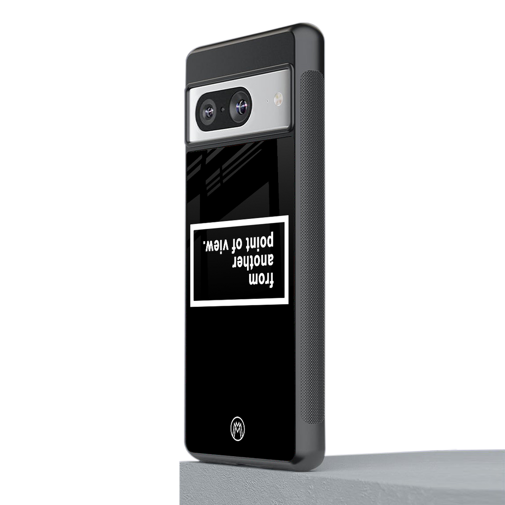 point of view black edition back phone cover | glass case for Google Pixel 8