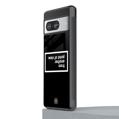point of view black edition back phone cover | glass case for Google Pixel 8