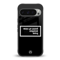 point of view black edition back phone cover | glass case for google pixel 9 pro