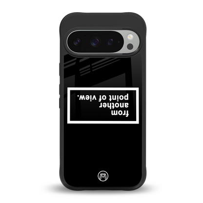 point of view black edition back phone cover | glass case for google pixel 9 pro xl