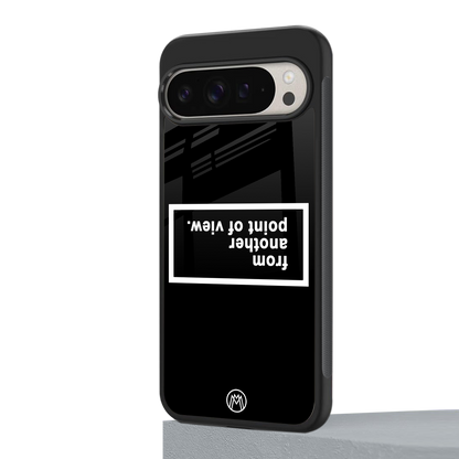 point of view black edition back phone cover | glass case for google pixel 9 pro xl