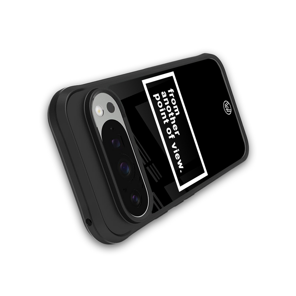 point of view black edition back phone cover | glass case for google pixel 9 pro
