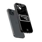point of view black edition back phone cover | glass case for iphone 15