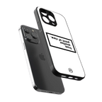 point of view white edition back phone cover | glass case for iphone 14 pro max
