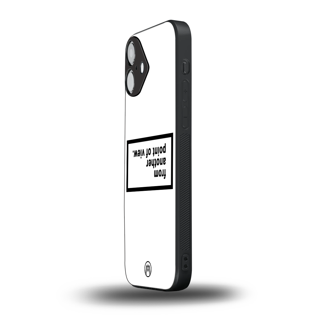 point of view white edition back phone cover | glass case for iphone 16 plus