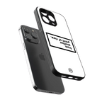 point of view white edition back phone cover | glass case for iphone 16 pro max