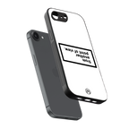 point of view white edition back phone cover | glass case for iphone 16e