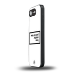 point of view white edition back phone cover | glass case for iphone 16e