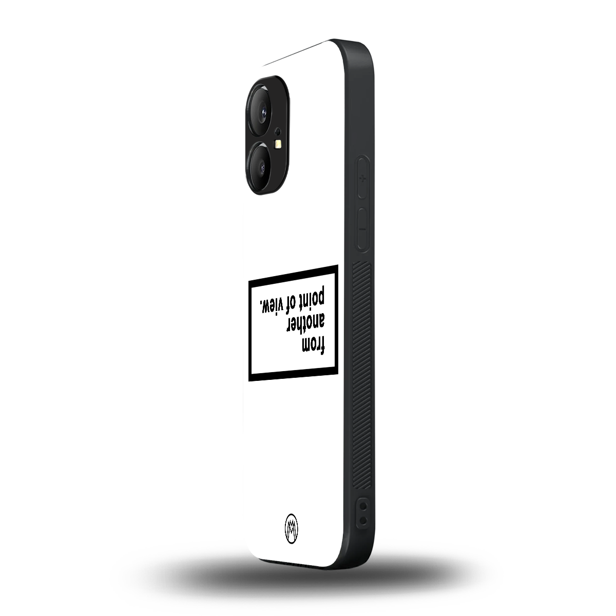 point of view white edition back phone cover | glass case for nothing phone 1