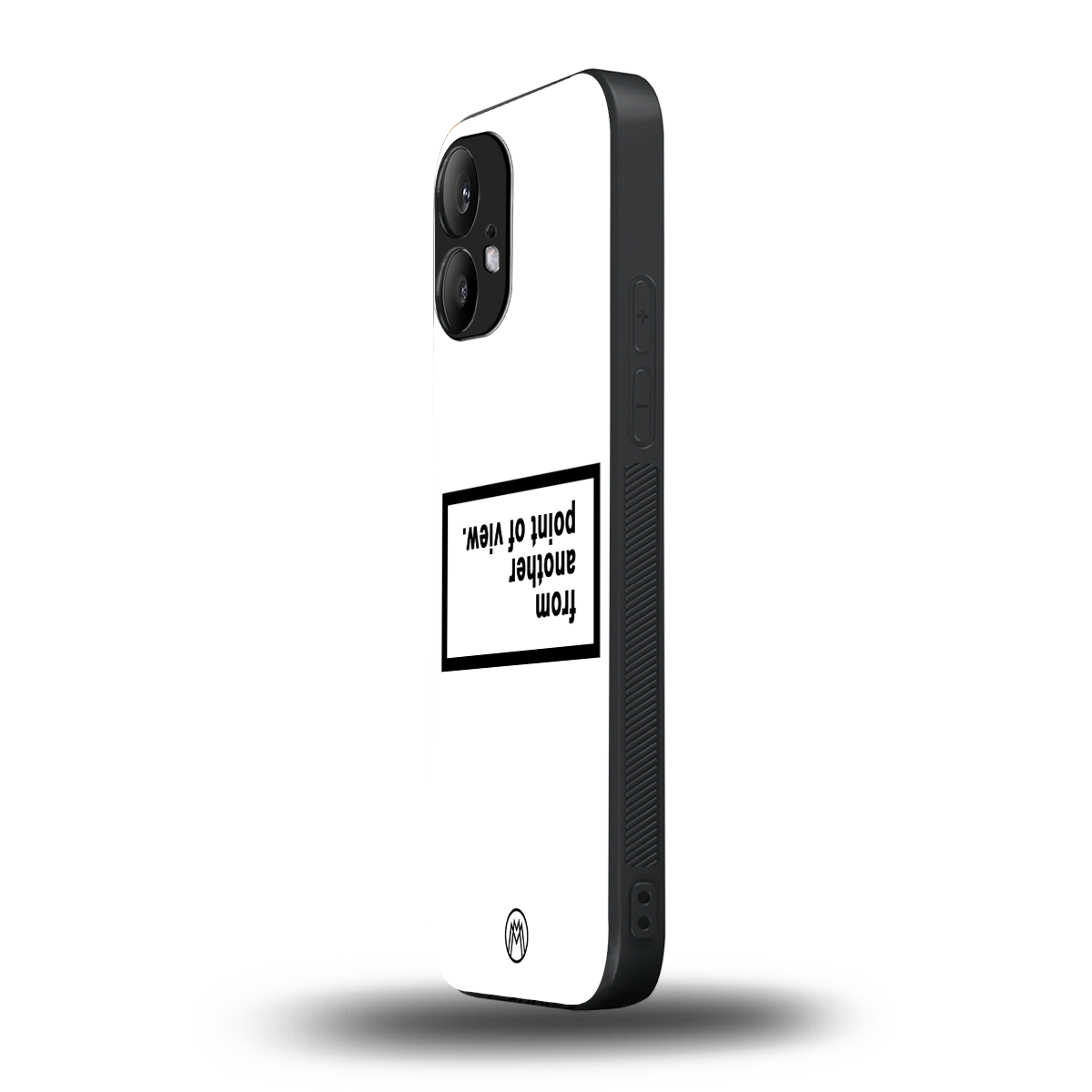 point of view white edition back phone cover | glass case for nothing phone 2