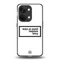 point of view white edition back phone cover | glass case for oneplus nord 3