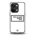 point of view white edition back phone cover | glass case for oneplus nord 3