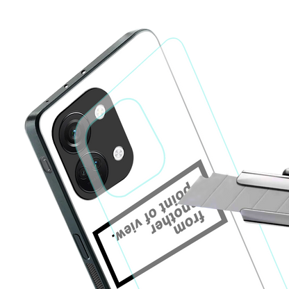 point of view white edition back phone cover | glass case for oneplus nord 3