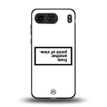 point of view white edition back phone cover | glass case for oneplus nord 4