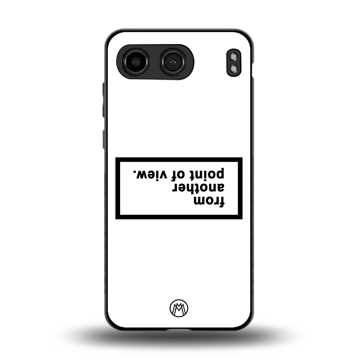 point of view white edition back phone cover | glass case for oneplus nord 4