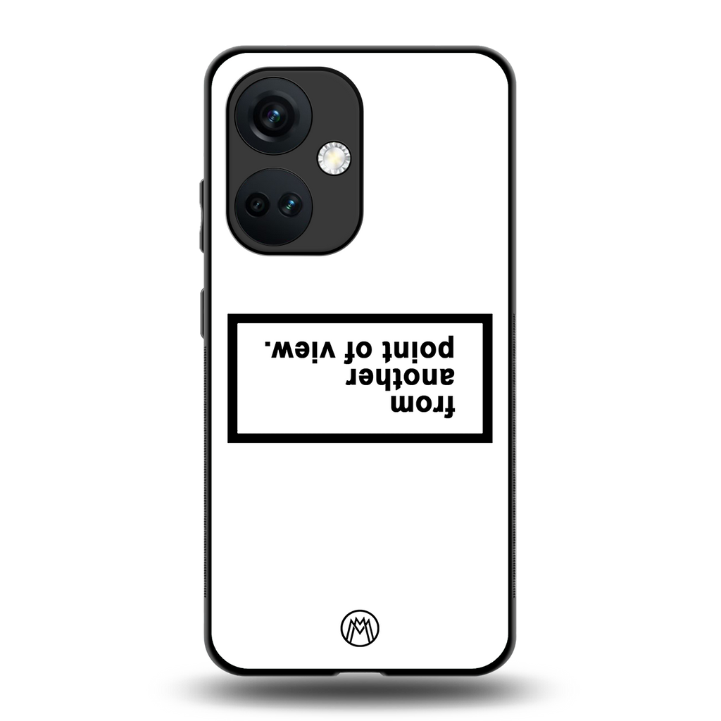 point of view white edition back phone cover | glass case for oneplus nord ce 3