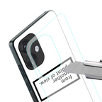 point of view white edition back phone cover | glass case for oneplus nord ce 3