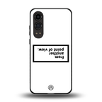 point of view white edition back phone cover | glass case for oneplus nord ce 4 lite