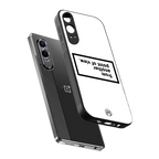 point of view white edition back phone cover | glass case for oneplus nord ce 4 lite