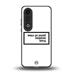 point of view white edition back phone cover | glass case for oneplus nord ce 4