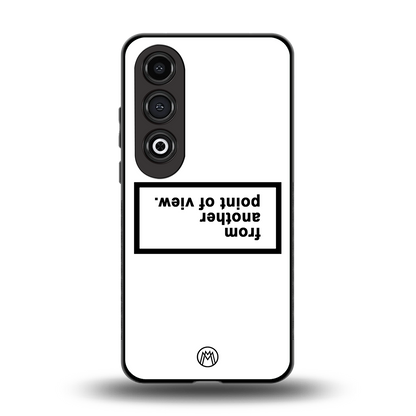 point of view white edition back phone cover | glass case for oneplus nord ce 4