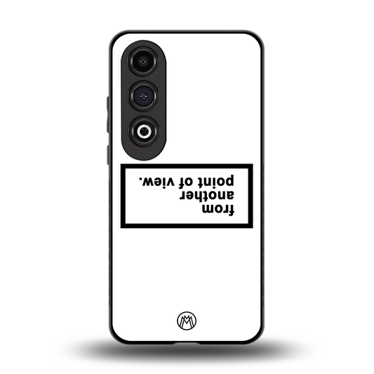 point of view white edition back phone cover | glass case for oneplus nord ce 4