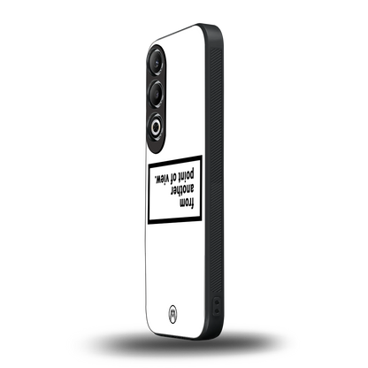 point of view white edition back phone cover | glass case for oneplus nord ce 4