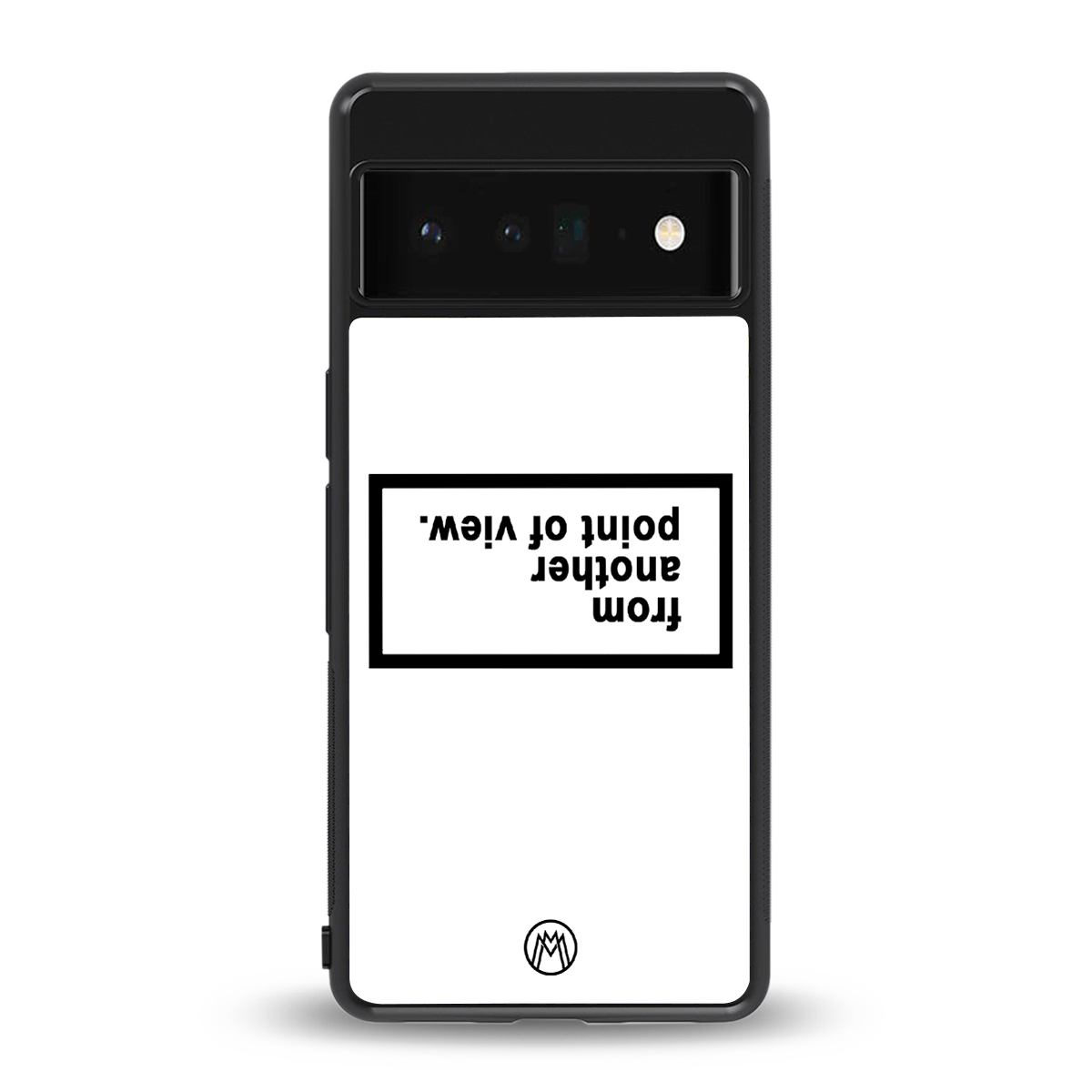 point of view white edition back phone cover | glass case for google pixel 6 pro