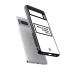 point of view white edition back phone cover | glass case for google pixel 7 pro