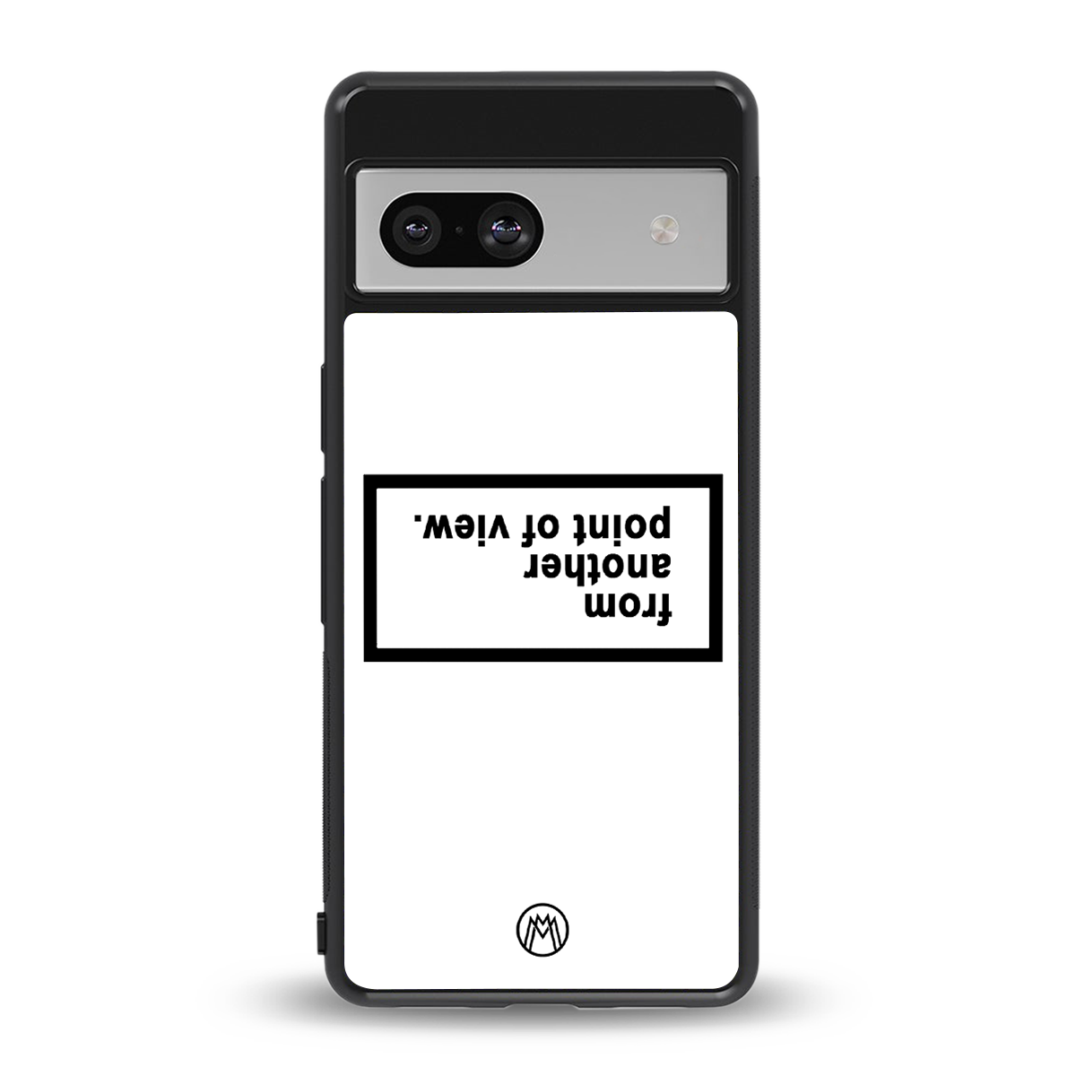 point of view white edition back phone cover | glass case for Google Pixel 7A