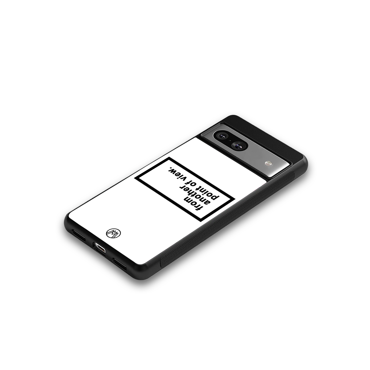 point of view white edition back phone cover | glass case for Google Pixel 7A