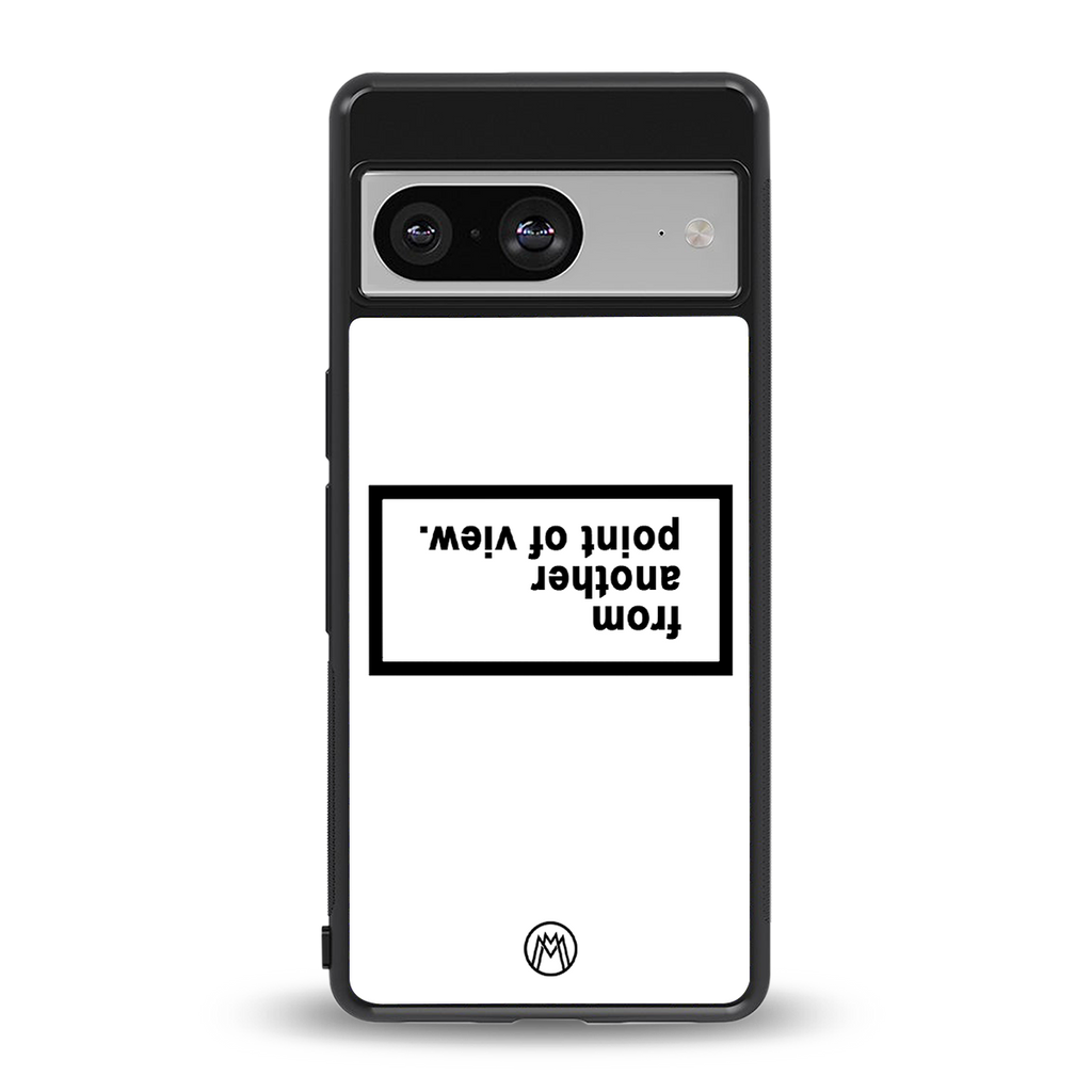 point of view white edition back phone cover | glass case for Google Pixel 8