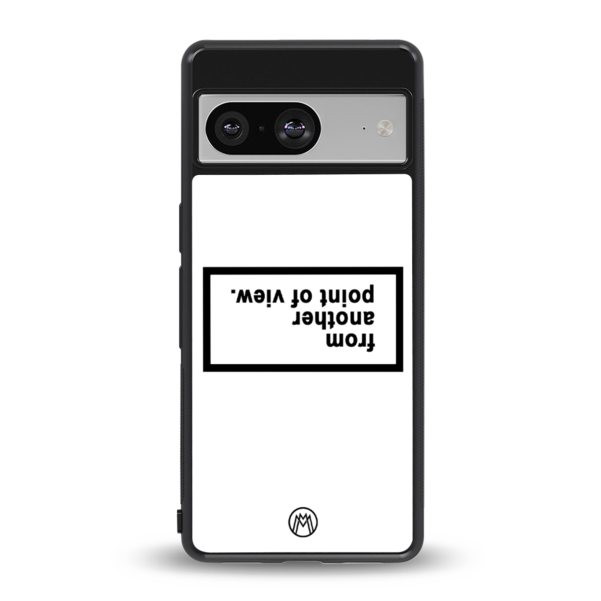 point of view white edition back phone cover | glass case for Google Pixel 8