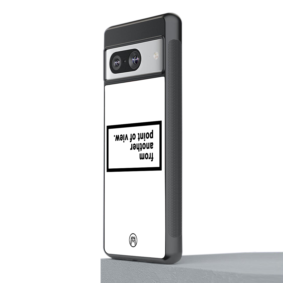 point of view white edition back phone cover | glass case for Google Pixel 8