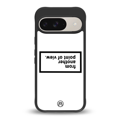 point of view white edition back phone cover | glass case for google pixel 9