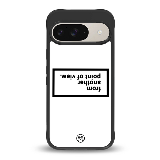point of view white edition back phone cover | glass case for google pixel 9